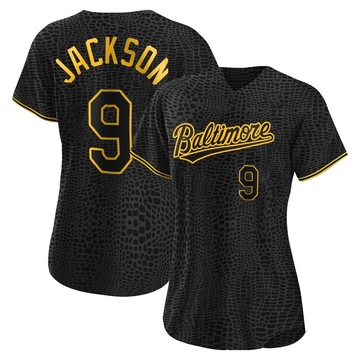 Reggie Jackson Men's Baltimore Orioles Alternate Jersey - Orange Authentic